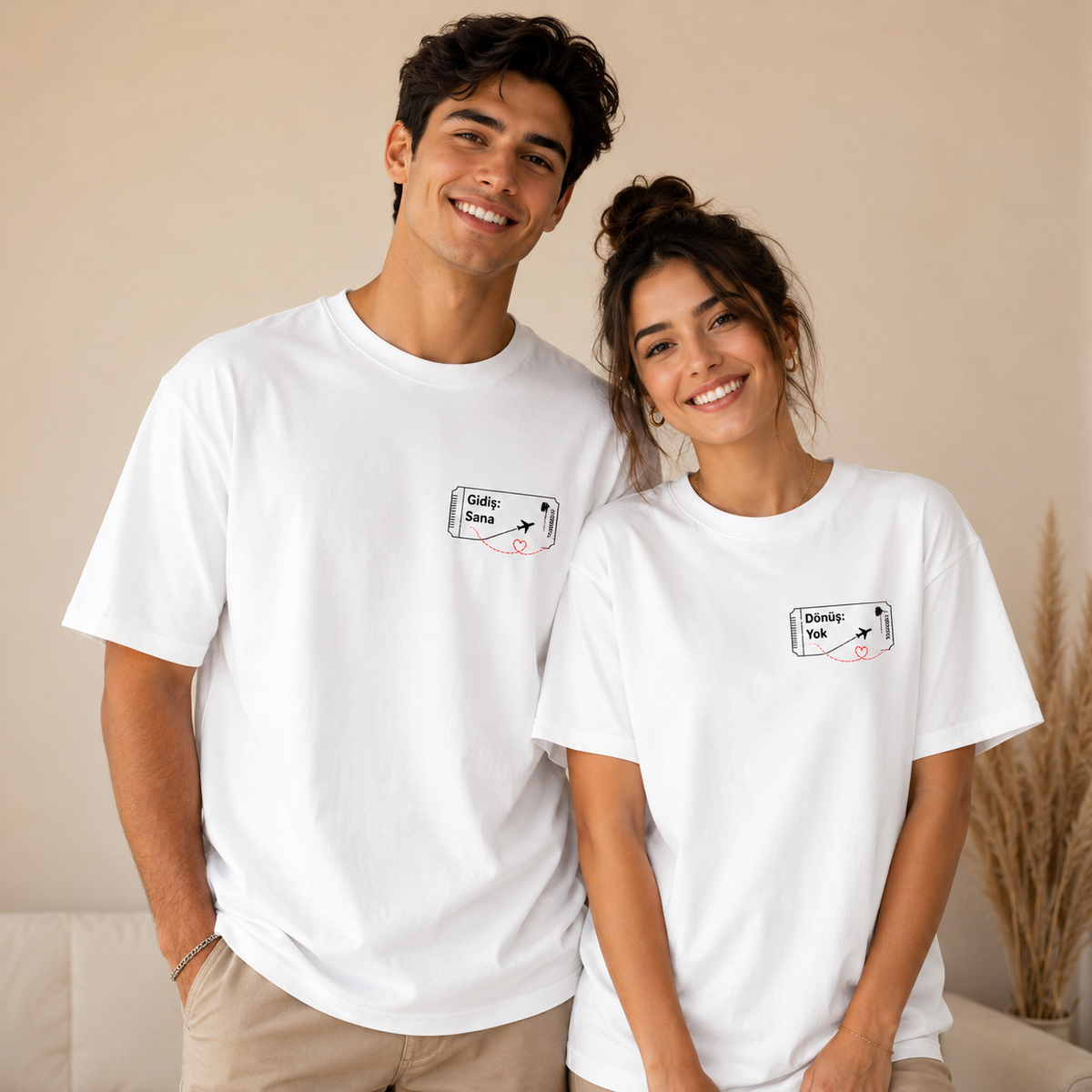 "Rotam Kalbine" Tasarımlı Premium T-Shirt