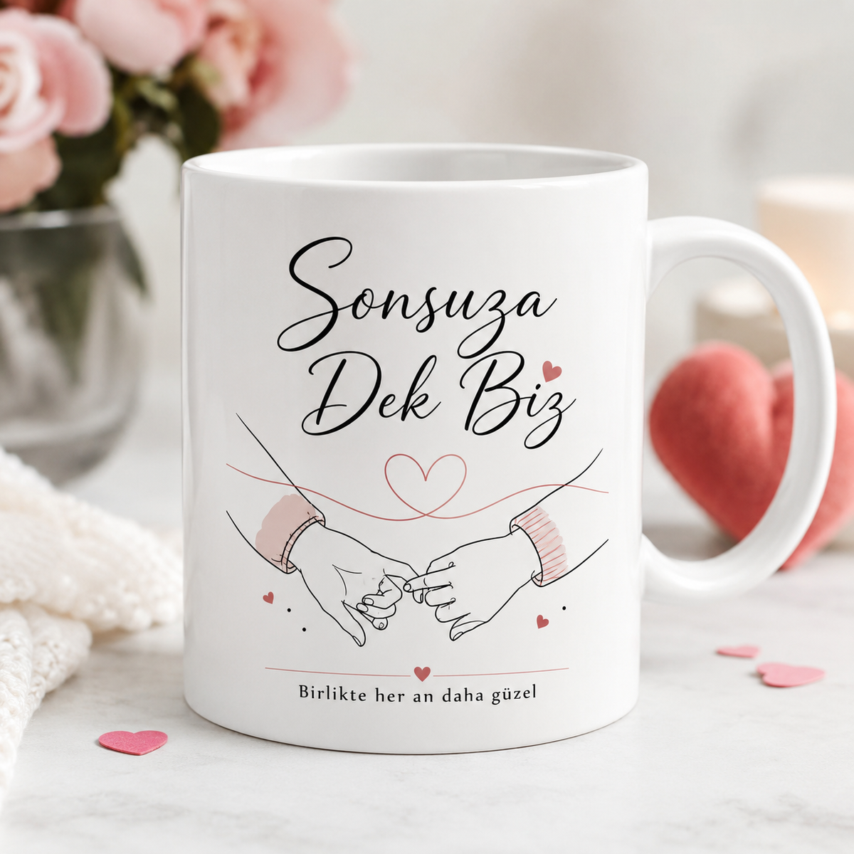"Sonsuza Dek" Temalı Premium Kupa Bardak